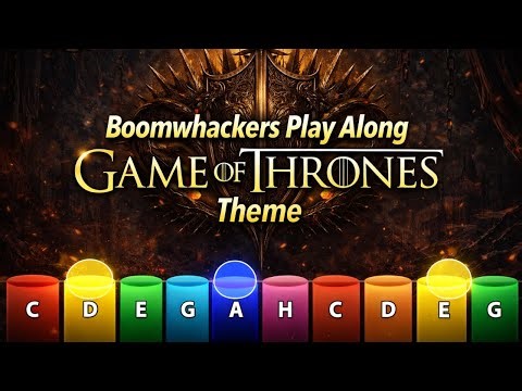 GAME OF THRONES THEME - Easy Boomwheckers Play Along Tutorial