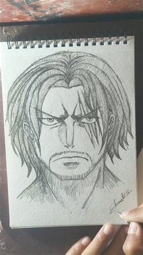 Red-Haired Shanks Drawing Tutorial 🔥 | One Piece Drawing Hindi