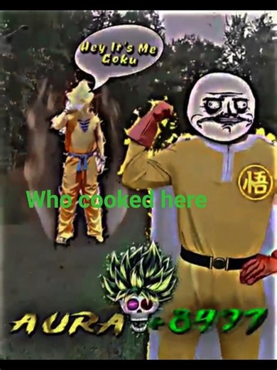 SAITAMA😱 Thought He Strongest Than Goku🤯🔥#saitama #dragonball #gokuultrainstinct