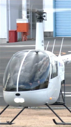 Robinson R22 JA23NF Takeoff 2 4K #rjti #automobile #東京ヘリポート #日本フライトセーフティ #helicopter #landing