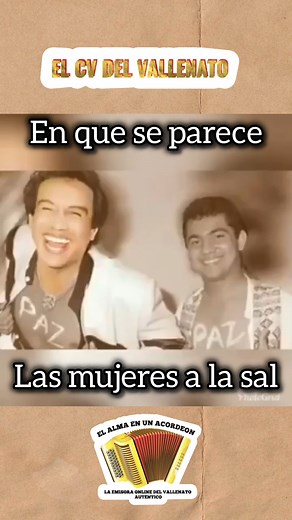 Las mujeres a la sal 😂 #viral #historia #vallenato #elcvdelvallenato #musica | El CV del Vallenato - El Alma En Un Acordeon Emisora