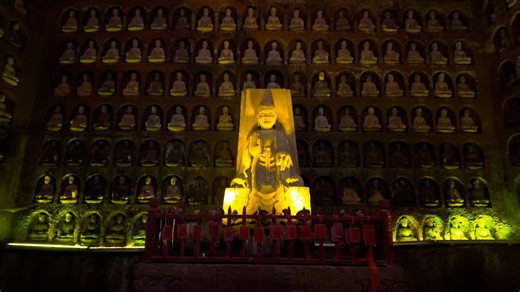 Why are so many Buddha statues hidden inside this cave in China?