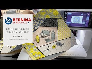Embroidered Crazy Quilt: Class Four - The Dimensional Part