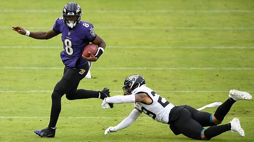 A four-touchdown game from Lamar Jackson paved the way for a 40-14 win by the Baltimore Ravens over the Jacksonville Jaguars. #JAXvsBAL | NFL Game Recaps