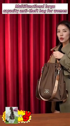 [Ultra-Lightweight Oxford Fabric Backpack] Stylish and secure! ✔...