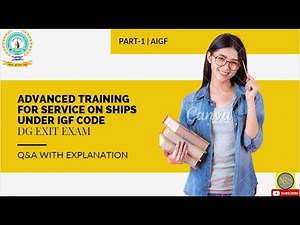 AIGF D G Shipping Exit exam Q&A part 1