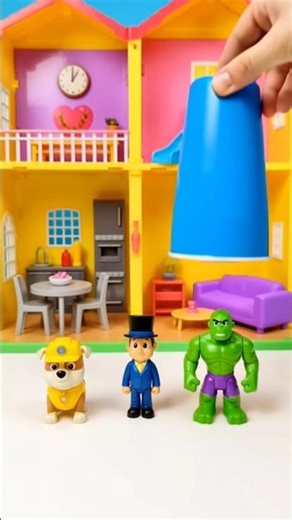 Magic Cup Surprise! Paw Patrol Turns Into Hulk #pawpatrol #pawpatroltoys #hulk