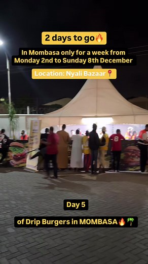 Delicious Drip Burgers Experience in Mombasa