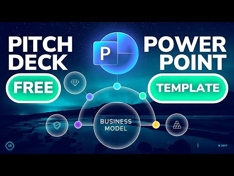 FREE PowerPoint Template Download ✅ Pitch Deck ✅ with Interactive Menu