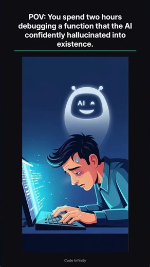 When the AI starts making up its own libraries | Code Infinity #shorts