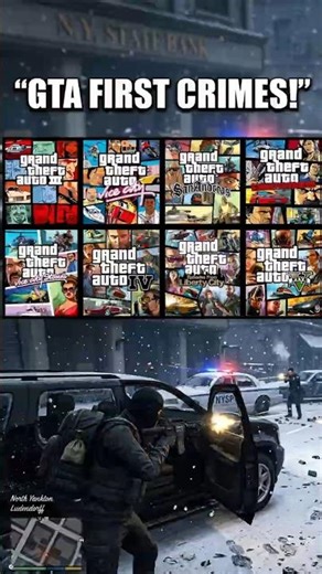 The First Crime of Every GTA Main Character 😳