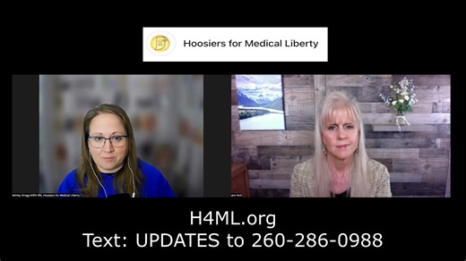 January 14, 2026 Legislative Update - All Hoosiers: Listen up and be Informed! Ashley discusses the main bills surrounding medical freedom and everything you need to know. HB 1224: Indiana vaccination adverse event reporting system. Check out: https://www.vaersproject.com/index.html HB 1196: Employment and vaccinations HB 1013: Exemption from certain health care mandates. SB 221: Pharmacist treatment by standing order SB 174 - This is BIG bill! Various health matters- Vaccine mandates and School