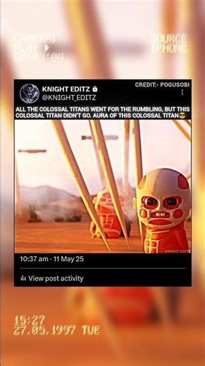 COLOSSAL TITAN AURA 😎🔥