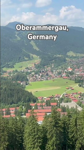 Beautiful Oberammergau town | Epic landscape of Bavarian mountains and valleys 🇩🇪