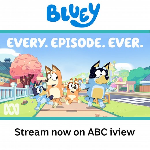 Wackadoo - every episode EVER of Bluey is now available on ABC iview 💙 | ABC Australia