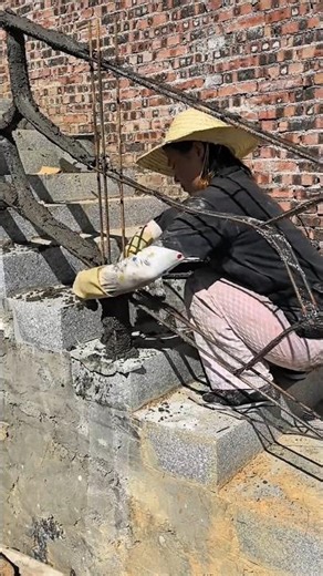 The correct process for making stair railings with concrete