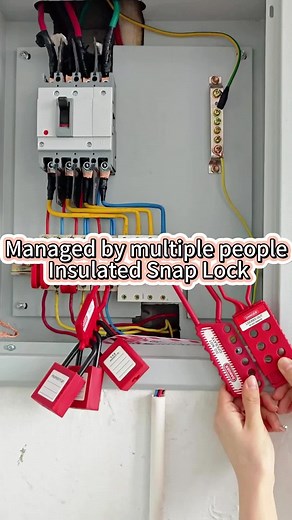 Safety is no trivial matter. The insulated snap lock safeguards every operation.#lockouttagout #lockout #loto #safety