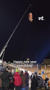 1.8M views · 5.7K reactions | Truck Dropped From Crane For New Year's Countdown  | VT | Facebook