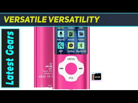 Best MP3 Player for Kids? MYMAHDI 64GB Bluetooth 5.2 Music Player