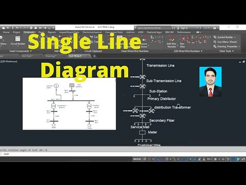 How to Draw one line Diagram in AutoCAD | SLD | single Line Diagram | AutoCAD Electrical | Engg Tech