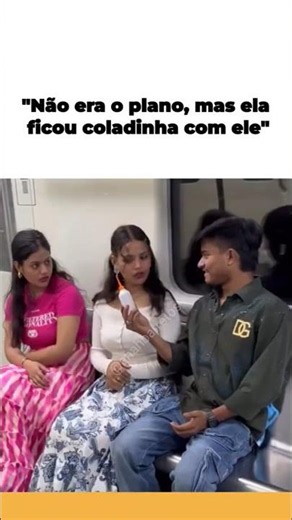 Ele ficou coladinho com ela, quem não varia esse acordo #MilAdjetivosCP #ClipeiBrasil