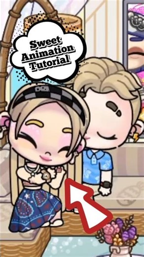 Sweet Animation Tutorial ✨ #avatarworld #avatarworldhacks