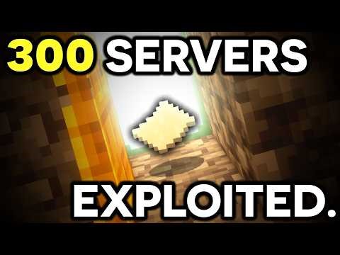There Will Never Be a Minecraft Backdoor Like This AGAIN - 300 Servers Hacked...