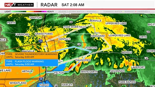 6.2K views | ⚠️ NEXT Weather Alert: Severe T-Storm Warning for Polk, Red Lake, Pennington, Norman, Clearwater, Marshall, Mahnomen, Traill county until 6/21 3:00AM. Destructive baseball-size hail (or larger) and 80+ mph wind gusts are possible. This is a dangerous situation! Take shelter NOW in an interior room on the lowest floor of a sturdy building, and stay away from windows until the storm passes. More: wcco.com/weather | WCCO & CBS News Minnesota | Facebook