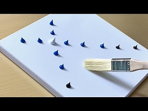How to Draw Moonlight Landscape / Acrylic Painting / STEP by STEP