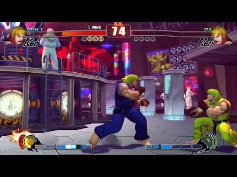 Street Fighter 4 - Ken's Ultra Combo Compilation