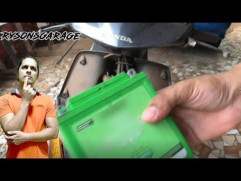 How To Remove Or Replace Honda Dio Battery