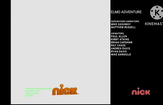 Elmo Adventure Split Screen Credits Error On Nick (November 1st, 2012)