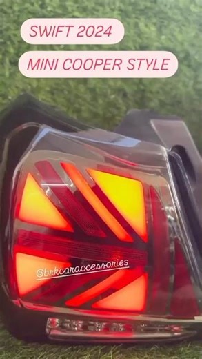 latest swift led tail lights union jack style