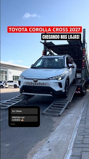 O Corolla Cross chega a linha 2027! #corollacross #suvhibrido