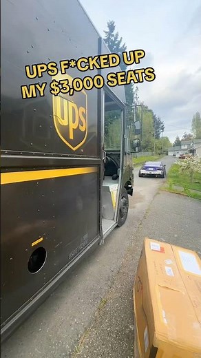 Why UPS gotta do me like this 😭 I just want my car parts in one piece