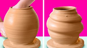 256K views · 2.1K reactions | Relaxing clay pottery ideas and mesmerizing DIY crafts that will satisfy you: | 5-Minute Crafts Family | Facebook