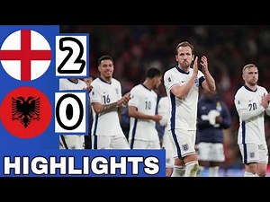 Albania vs England – Full Match Highlights | #fifa #2025