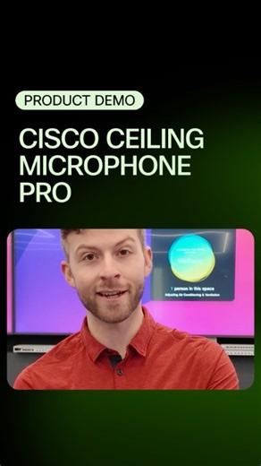 2.4K views · 26 reactions | The Cisco Ceiling Microphone Pro is a...