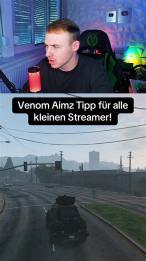 Venom Aimz mit seinem besten Tipp für kleine und neue Streamer! #venomaimz #streamer #gta5