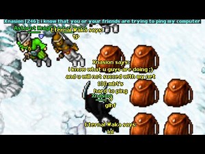 HOW BRUTAL WAS TIBIA BACK IN THE DAYS: DDOS ATTACK (Refugia 2008 8.40)