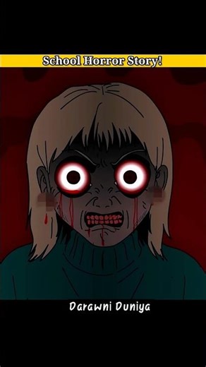 School Horror Story 🥶😰😨 | Darawni School Ki Kahani | #shorts #bhoot #horror #animation #animted |
