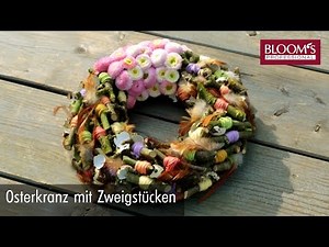 Osterkranz mit Zweigstücken | Osterdeko | easter decoration | BLOOM’s Floristik