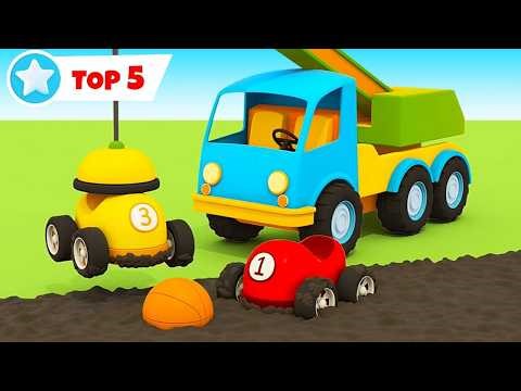 Helper Cars – Cartoon Compilation in German | 5 Videos for Children