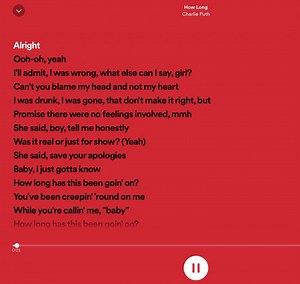 How long - Charlie Puth #lyricsvideo #howlong #charlieputh #spotify #fyp #fypシ