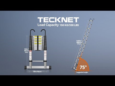 TECKNET Aluminium Extension Ladder