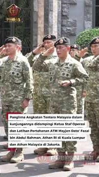 Pererat Kemitraan Strategis, Panglima TNI Terima Courtesy Call Panglima Angkatan Tentera Malaysia