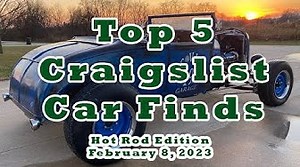 Top 5 Craigslist Car Finds for February 8, 2023 (hot rod edition!)