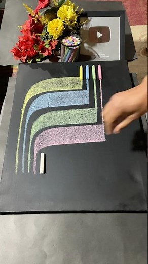 😱"Latest tutorial of Arabic calligraphy"|✍️🫀🌟|#allah #chalkcalligraphy #shorts #shortvideo