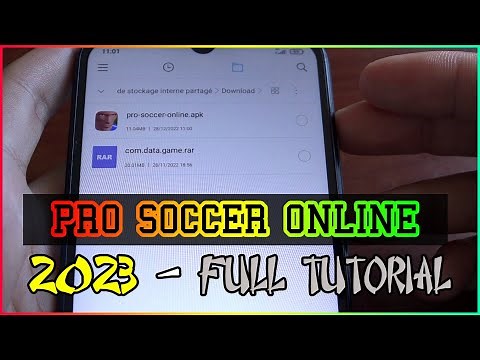 Pro Soccer Online Android Tutorial - How To Play Pro Soccer Online Mobile (APK + OBB Fix Error)