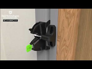 D&D Technologies - How to install LokkLatch® PLUS Privacy Gate Latch | All Security Equipment